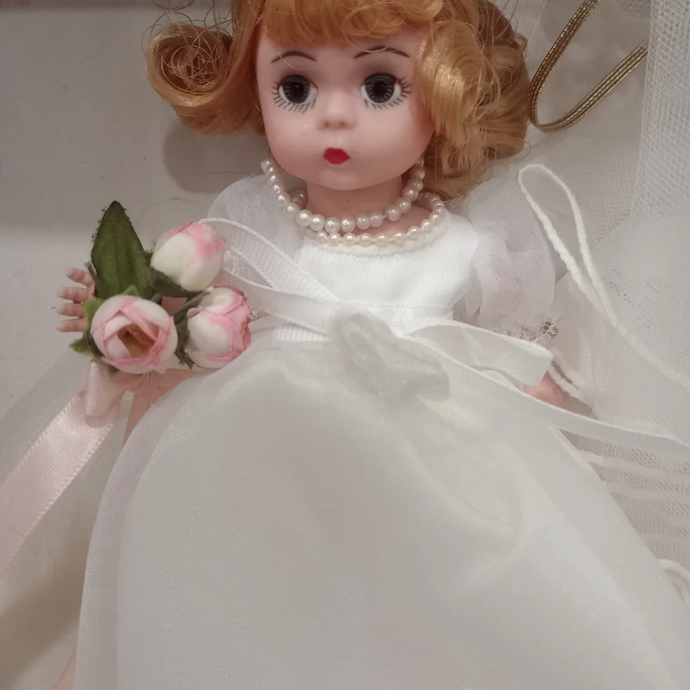 Madame Alexander Bride Doll with White and Pink Details - Picture 2 of 9